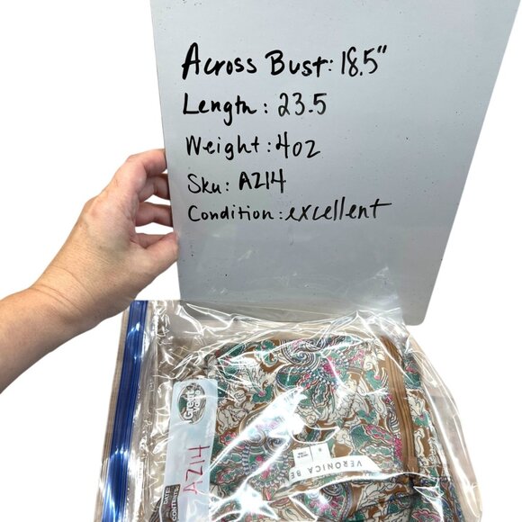 Veronica Beard Henrieta Silk Floral Ruched Blouse Top Multicolor Size 8 - Picture 13 of 15